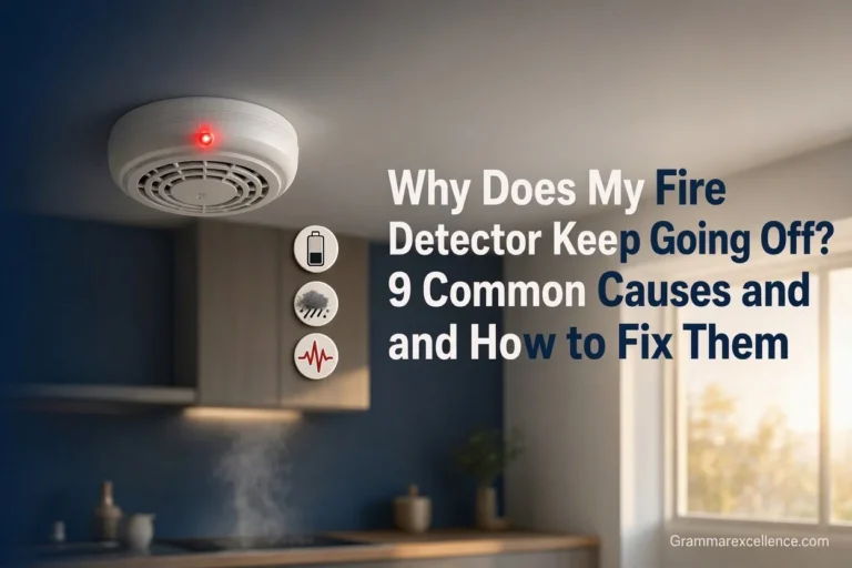 why does my fire detector keep going off